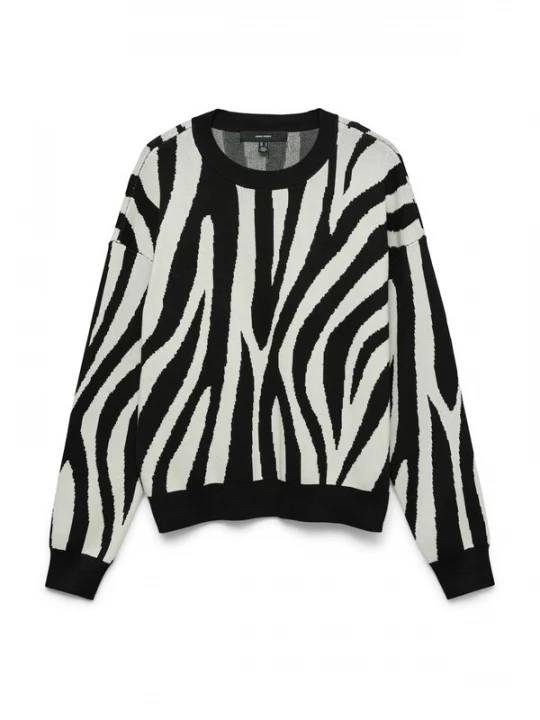 Obrázek produktu VERO MODA Svetr 'VMSilje' krémová / černá