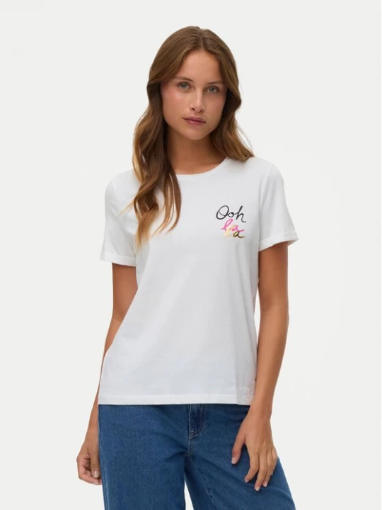 Obrázek produktu Vero Moda T-Shirt Ikami 10340181 Bílá Regular Fit