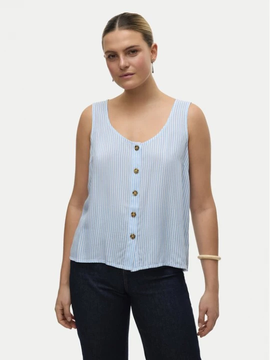 Obrázek produktu Vero Moda Top Bumpy 10325830 Světle modrá Standard Fit