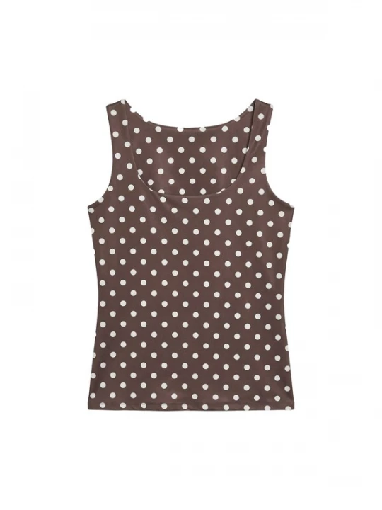 Obrázek produktu VERO MODA Top 'VMMillion' čokoládová / bílá