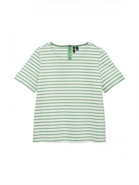 Obrázek produktu VERO MODA Tričko 'VMABBY' světle zelená / bílá