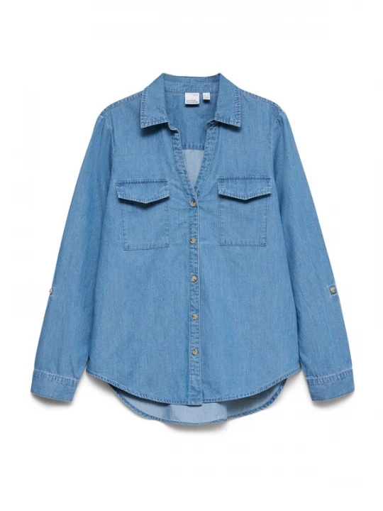 Obrázek produktu VERO MODA Halenka 'VMBumpy' modrá džínovina