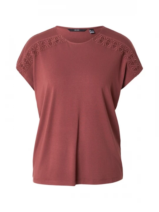 Obrázek produktu VERO MODA Tričko 'VMGINA' burgundská červeň