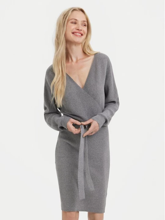 Obrázek produktu Vero Moda Úpletové šaty 10269251 Šedá Regular Fit