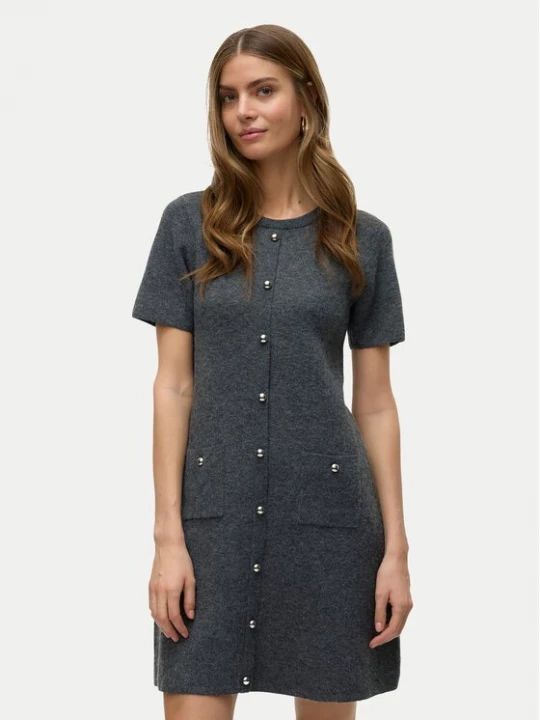 Obrázek produktu Vero Moda Úpletové šaty Johanna 10333908 Šedá Standard Fit