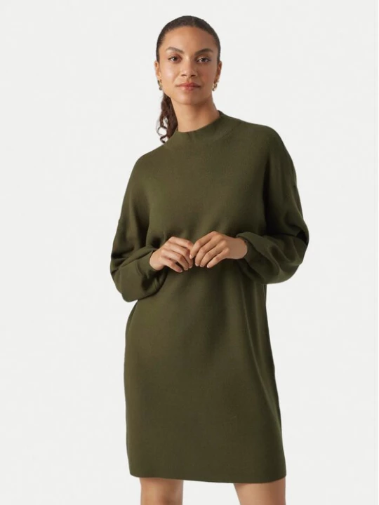 Obrázek produktu Vero Moda Úpletové šaty Nancy 10249116 Zelená Relaxed Fit