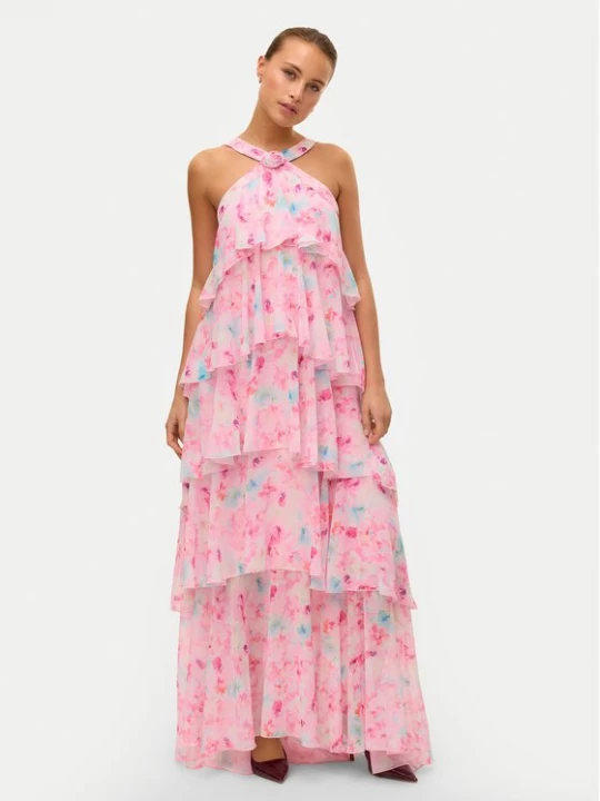 Obrázek produktu Vero Moda Večerní šaty Felicia 10295237 Růžová Slim Fit