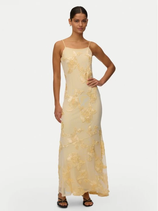 Obrázek produktu Vero Moda Večerní šaty Quinn 10348532 Žlutá Regular Fit