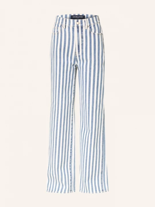 Obrázek produktu Veronica Beard Džíny S Širokými Nohavicemi Taylor m0276 saltwater stripe