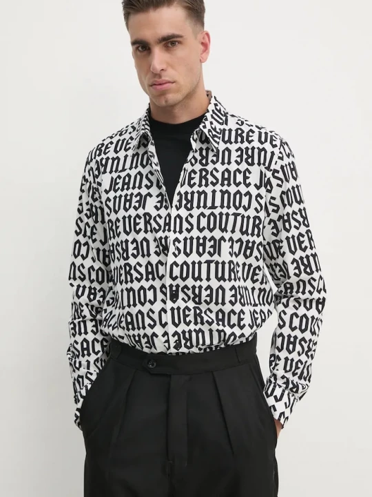 Obrázek produktu Versace Jeans Couture Bavlněná košile Versace Jeans Couture bílá