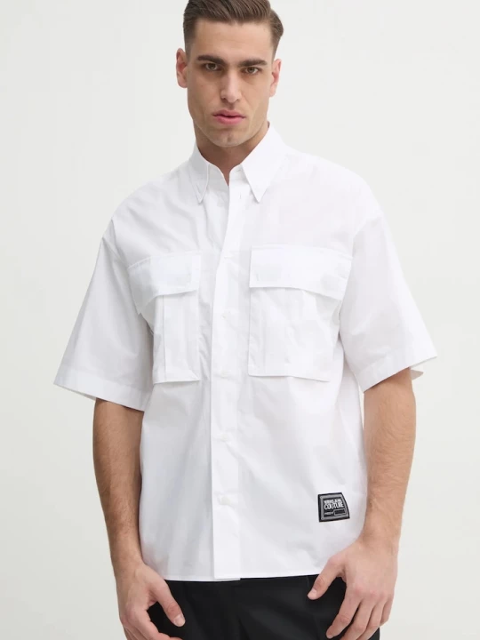 Obrázek produktu Versace Jeans Couture Bavlněná košile Versace Jeans Couture bílá