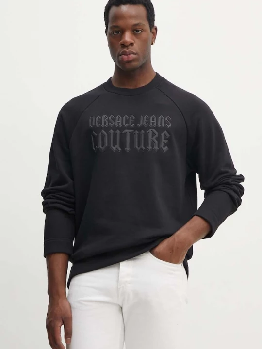 Obrázek produktu Versace Jeans Couture Bavlněná mikina černá