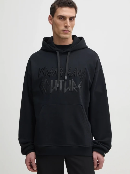 Obrázek produktu Versace Jeans Couture Bavlněná mikina Versace Jeans Couture černá
