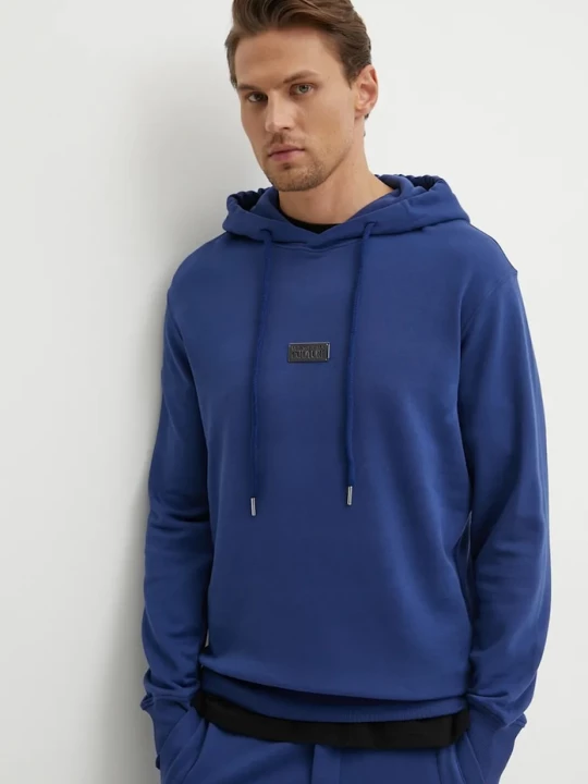 Obrázek produktu Versace Jeans Couture Bavlněná mikina Versace Jeans Couture modrá