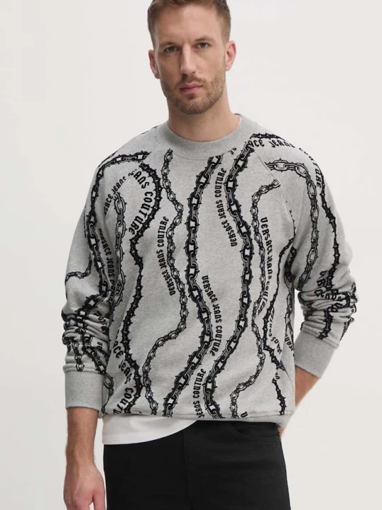 Obrázek produktu Versace Jeans Couture Bavlněná mikina šedá