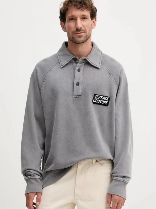 Obrázek produktu Versace Jeans Couture Bavlněná mikina šedá