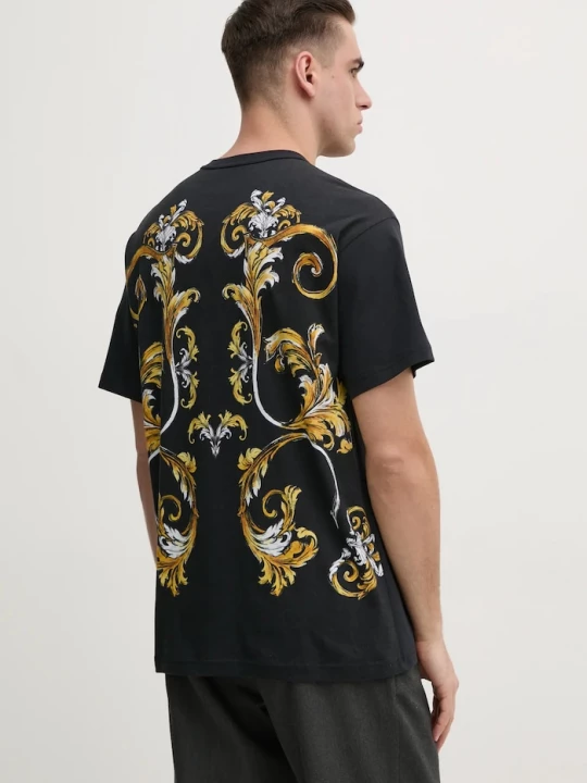 Obrázek produktu Versace Jeans Couture Bavlněné tričko Versace Jeans Couture černá