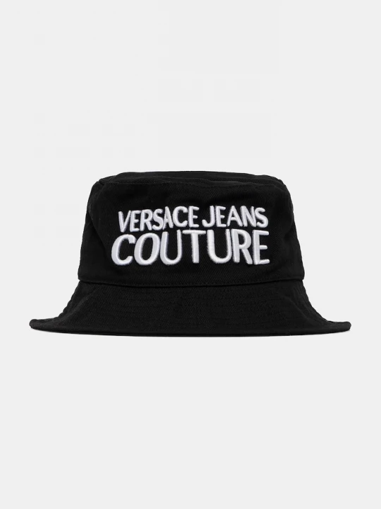 Obrázek produktu Versace Jeans Couture Bavlněný klobouk Versace Jeans Couture černá