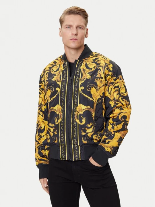 Obrázek produktu Versace Jeans Couture Bunda bomber 79GASD07 CQ20D Černá Regular Fit