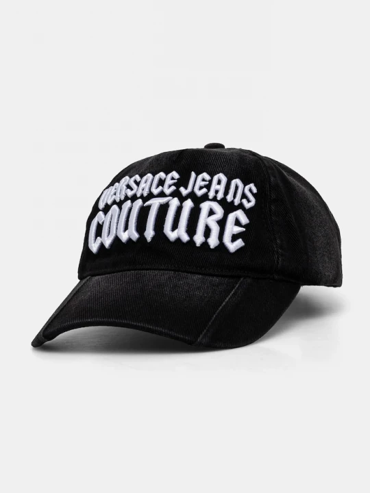 Obrázek produktu Versace Jeans Couture Džínová baseballová čepice Versace Jeans Couture černá