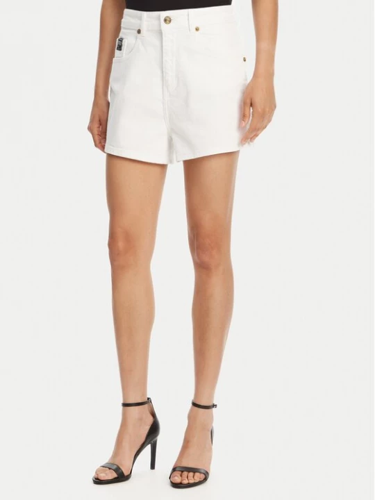 Obrázek produktu Versace Jeans Couture Džínové šortky 78HAD514 Bílá Straight Fit
