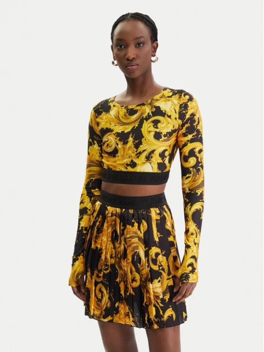 Obrázek produktu Versace Jeans Couture Halenka 80HAH218 JS532 Černá Slim Fit