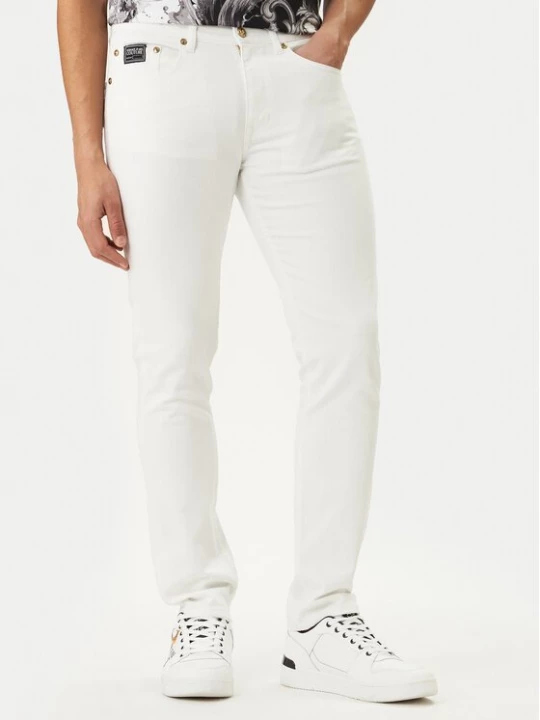 Obrázek produktu Versace Jeans Couture Jeansy 80GAB5S0 CEWCA Bílá Slim Fit