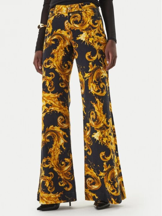 Obrázek produktu Versace Jeans Couture Jeansy 80HAB506 ES153 Černá Wide Leg