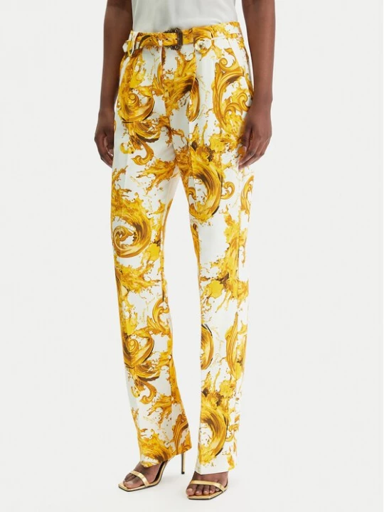 Obrázek produktu Versace Jeans Couture Kalhoty z materiálu 80HAA111 NS756 Bílá Regular Fit