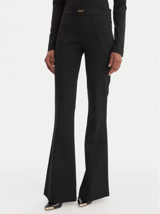 Obrázek produktu Versace Jeans Couture Kalhoty z materiálu 80HAA115 J0092 Černá Flare Fit