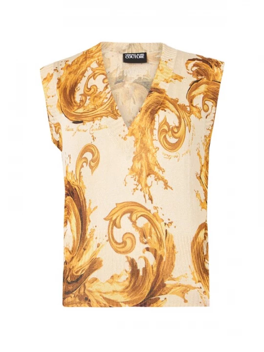 Obrázek produktu Versace Jeans Couture Kardigany citronová / medová / přírodní bílá