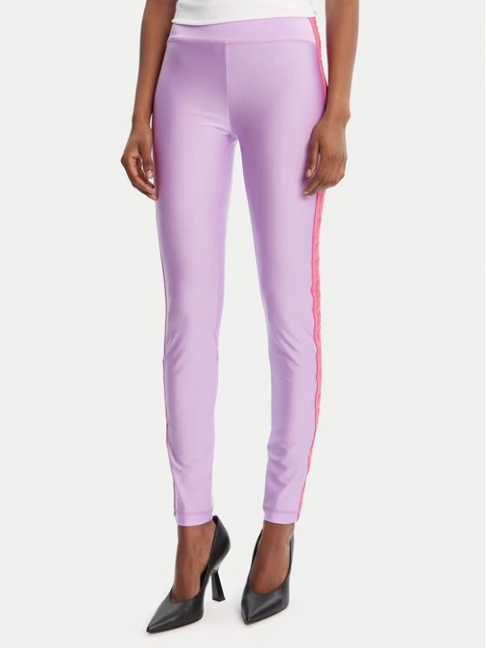 Obrázek produktu Versace Jeans Couture Legíny 79HAC114 N0008 Fialová Slim Fit