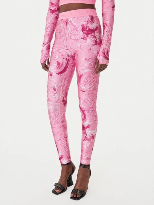 Obrázek produktu Versace Jeans Couture Legíny 80HAC101 JS532 Růžová Slim Fit
