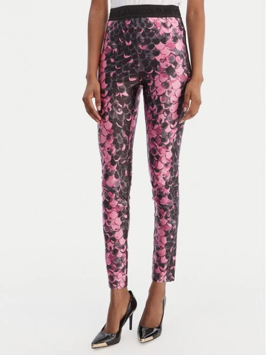 Obrázek produktu Versace Jeans Couture Legíny 80HAC101 JS552 Růžová Slim Fit
