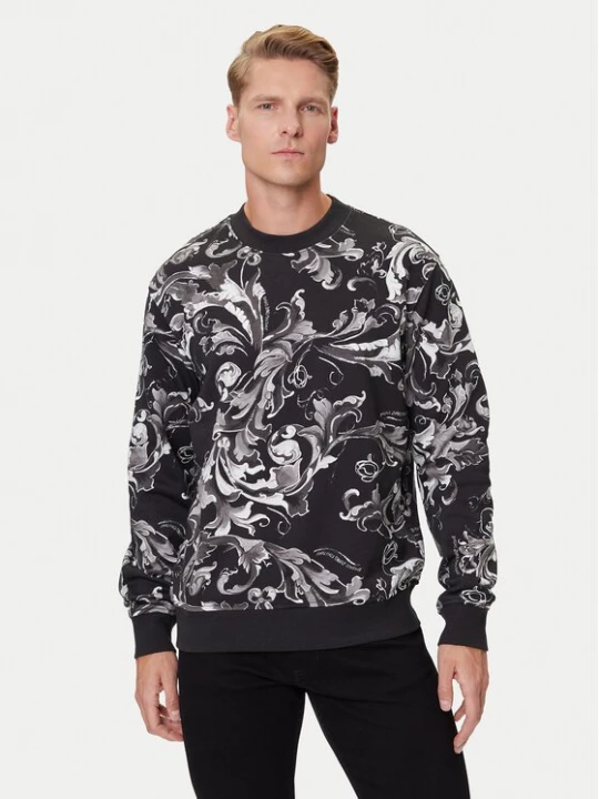 Obrázek produktu Versace Jeans Couture Mikina 79GAI3R0 FS201 Černá Regular Fit