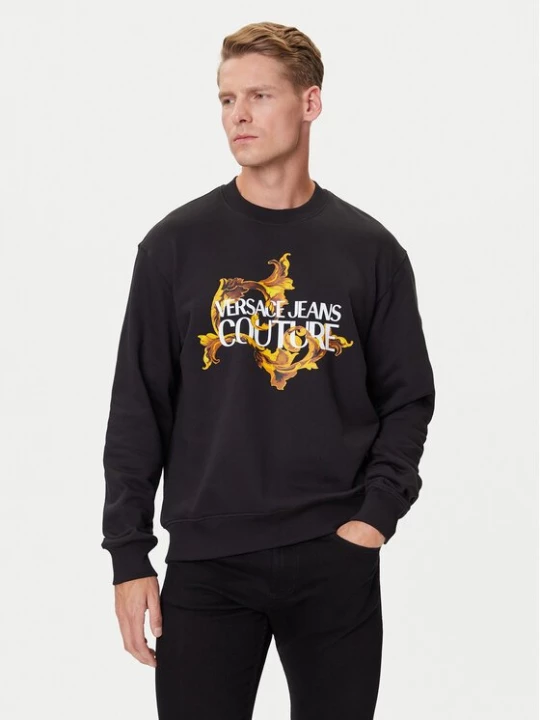 Obrázek produktu Versace Jeans Couture Mikina 79GAIE10 CF00E Černá Regular Fit