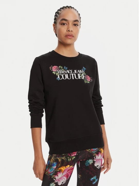 Obrázek produktu Versace Jeans Couture Mikina 79HAIB00 CFB00 Černá Regular Fit