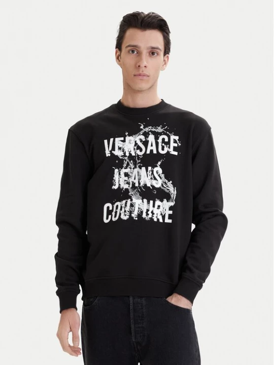 Obrázek produktu Versace Jeans Couture Mikina 80GAIC01 CF00C Černá Regular Fit