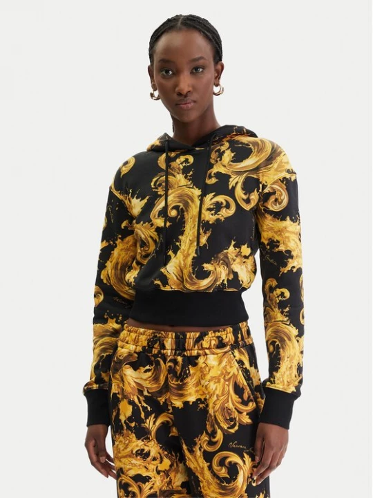 Obrázek produktu Versace Jeans Couture Mikina 80HAI313 FS196 Černá Regular Fit
