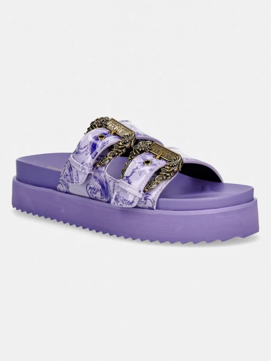 Obrázek produktu Versace Jeans Couture pantofle dámské fialová