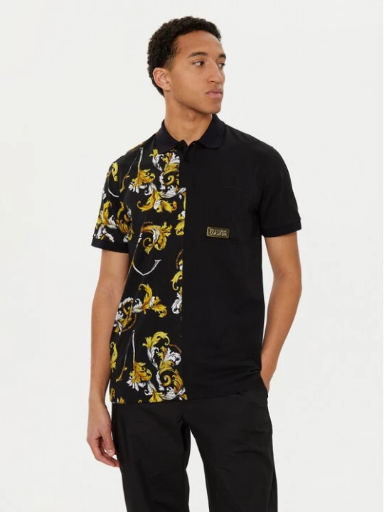 Obrázek produktu Versace Jeans Couture Polokošile 78GAG625 Černá Regular Fit