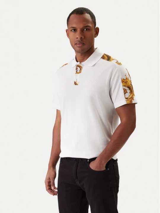 Obrázek produktu Versace Jeans Couture Polokošile 80GAG6R1 JS549 Bílá Regular Fit