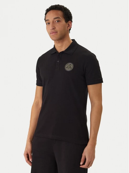 Obrázek produktu Versace Jeans Couture Polokošile 80GAGT19 CJ01T Černá Regular Fit