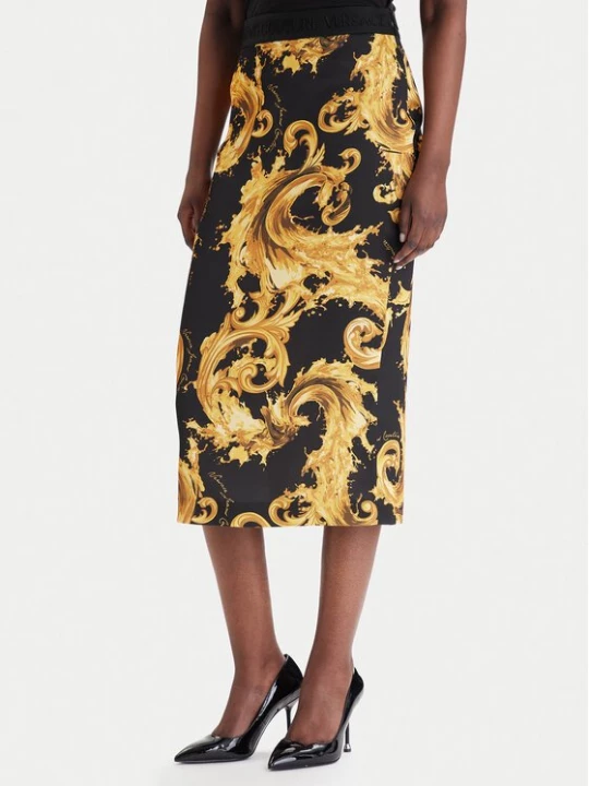 Obrázek produktu Versace Jeans Couture Pouzdrová sukně 80HAE806 NS820 Černá Slim Fit