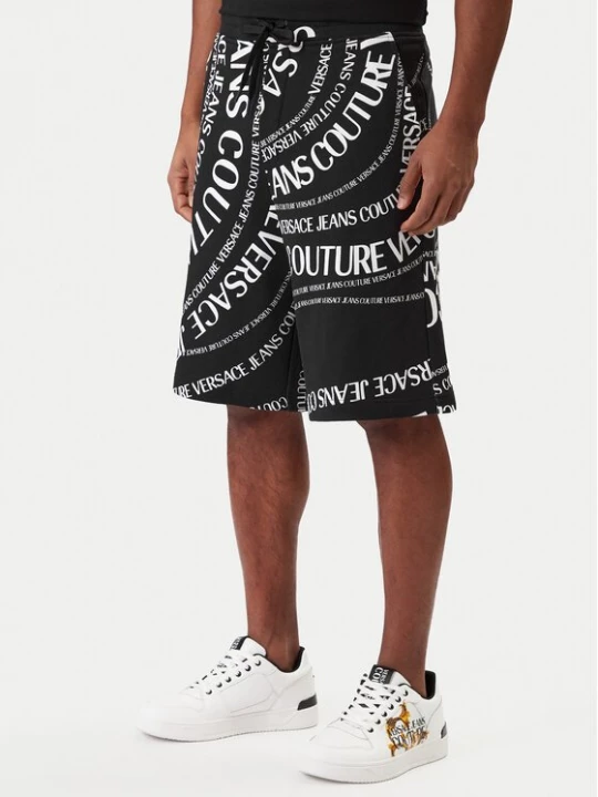 Obrázek produktu Versace Jeans Couture Sportovní kraťasy 80GAD3B0 FS221 Černá Regular Fit