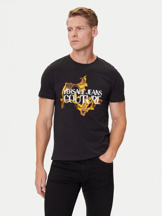 Obrázek produktu Versace Jeans Couture T-Shirt 79GAHE02 CJ00E Černá Regular Fit