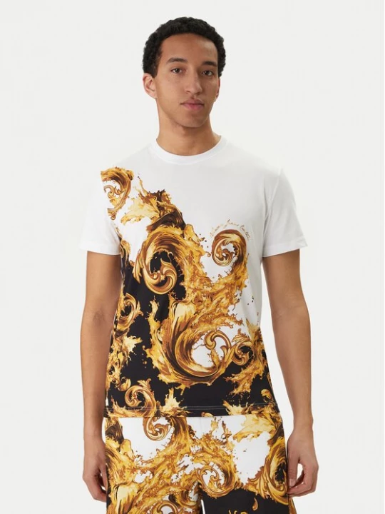 Obrázek produktu Versace Jeans Couture T-Shirt 80GAH6SB JS541 Bílá Slim Fit