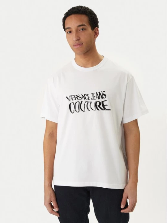 Obrázek produktu Versace Jeans Couture T-Shirt 80GAHE04 CJ00E Bílá Regular Fit