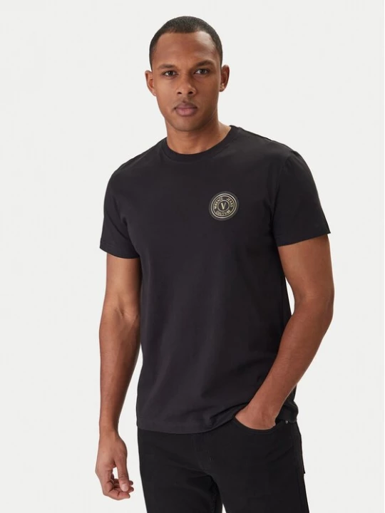 Obrázek produktu Versace Jeans Couture T-Shirt 80GAHT03 CJ00T Černá Regular Fit