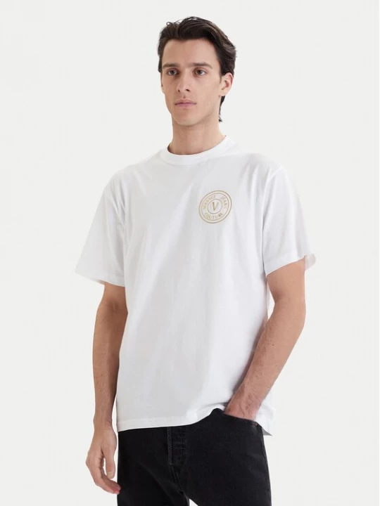 Obrázek produktu Versace Jeans Couture T-Shirt 80GAHT04 CJ00T Bílá Regular Fit